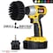 Drill Brush Power Scrubber By Useful Products 4 in W 4 in L Brush, Black K-S-42-QC-DB - alternate 2